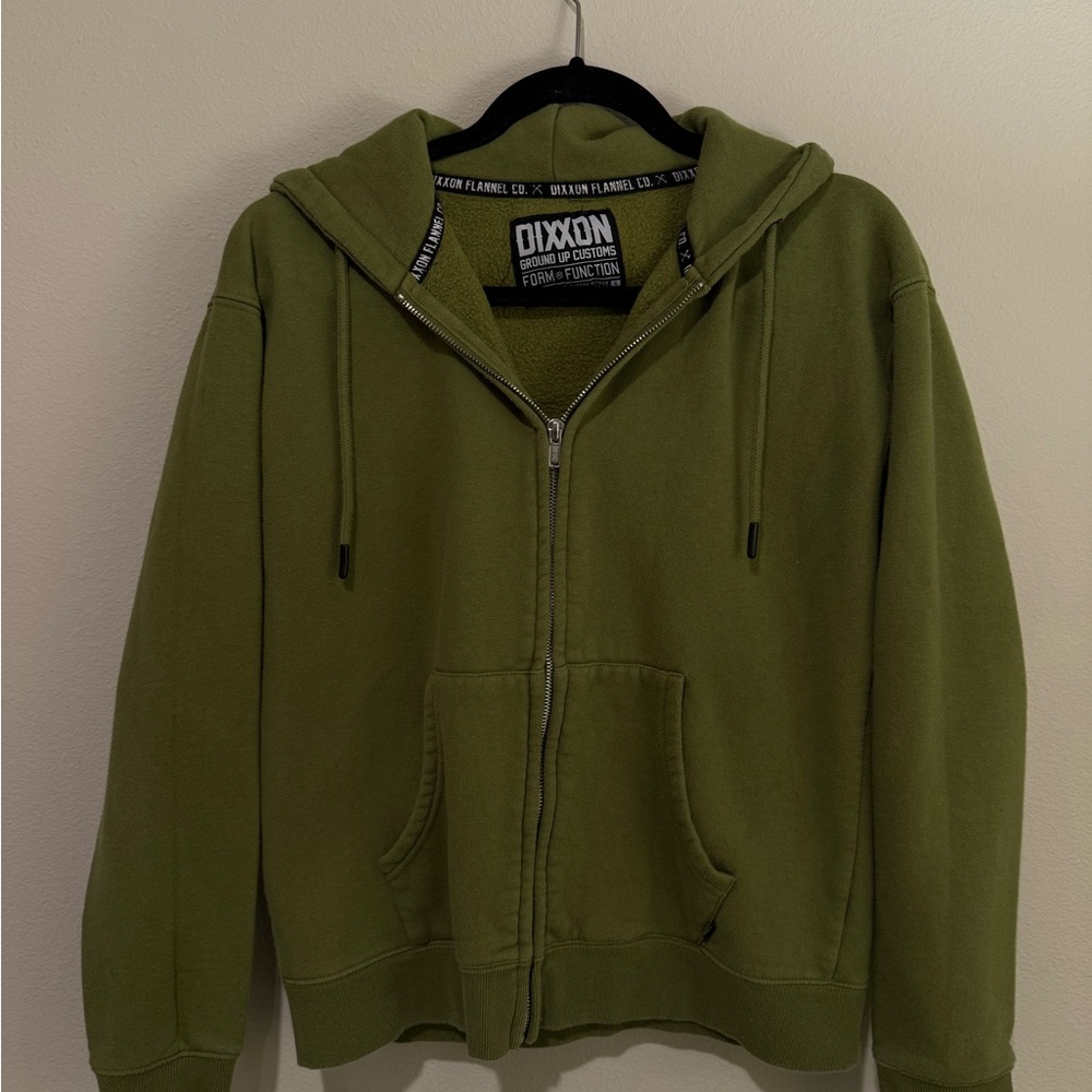 DIXXON Olive Green Fleece Hoodie